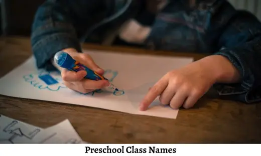 Preschool Class Names