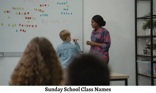 Sunday School Class Names