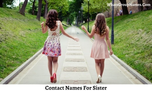 Contact Names For Sister