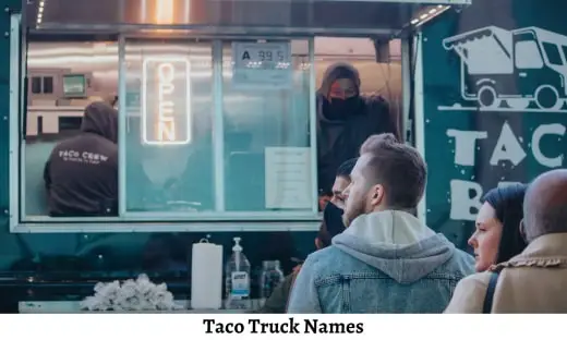 Taco Truck Names