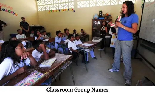 Classroom Group Names