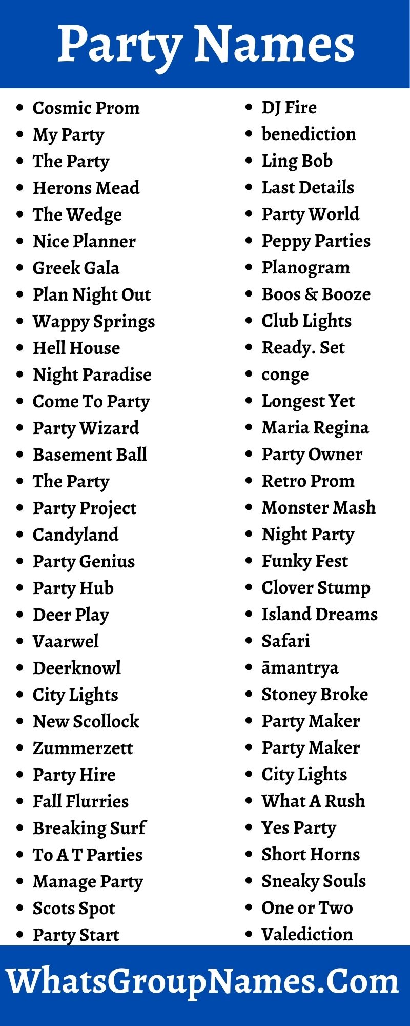 Party Names