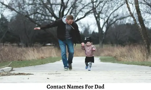 Contact Names For Dad