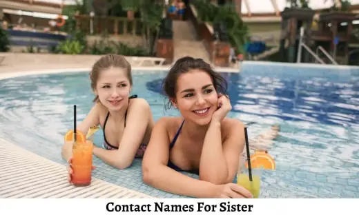 Contact Names For Sister