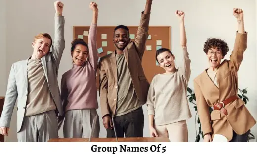 Group Names Of 5
