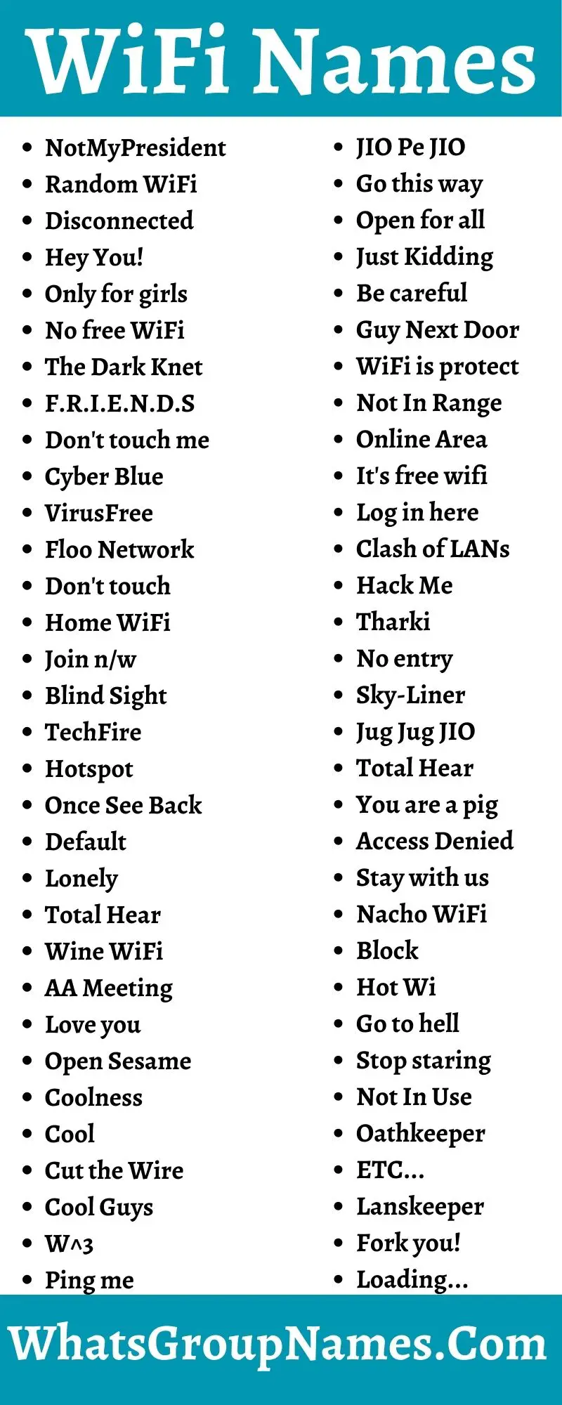 WiFi Names