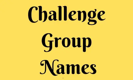 Challenge Group Names