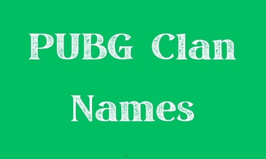 PUBG Clan Names