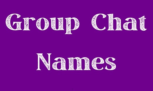 Group Chat Names