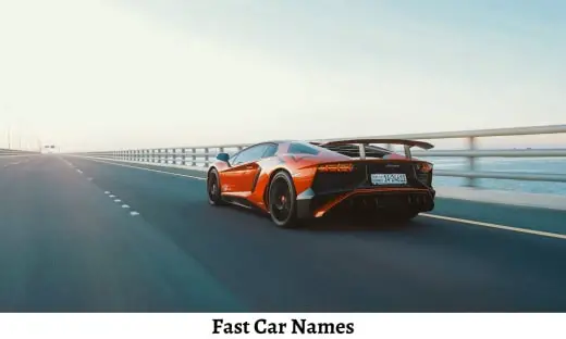 Fast Car Names